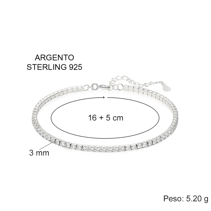 Bracciale Tennis - Alla nostra Maestra