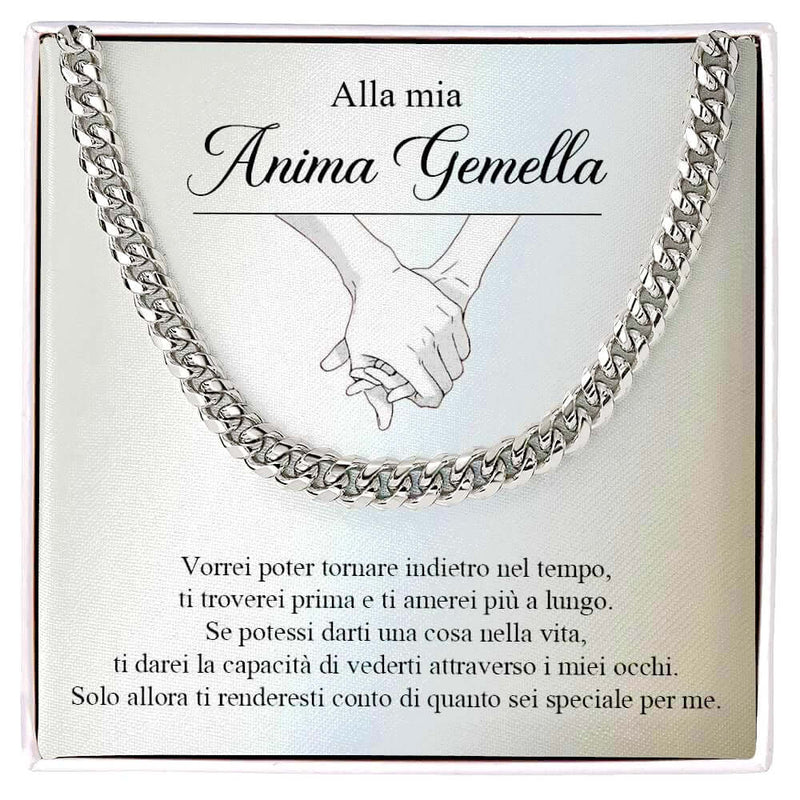 Collana da Uomo - Alla Mia Anima Gemella.