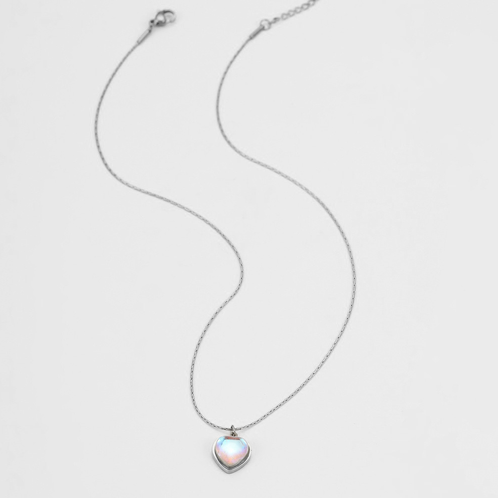 VENACOLY Collana con ciondolo a forma di falena, in