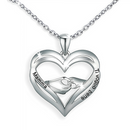 Collana da Donna in Argento Sterling 925 - Mamma, Ti voglio bene
