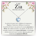 Collana Pietra di Luna in Argento Sterling 925 - A mia zia