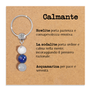 Portachiavi Con Cristalli Naturali Curativi - Calmante