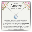Collana Pietra di Luna in Argento Sterling 925 - Al mio Amore