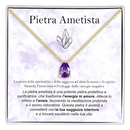 Collana con Pietra Ametista - Argento Sterling 925