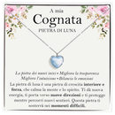 Collana Pietra di Luna in Argento Sterling 925 - A mia cognata