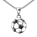 Collana Calcio - Acciaio Inox Lucidato di Alta Qualità