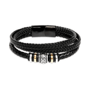 Bracciale Pelle Intrecciata di Alta Qualità