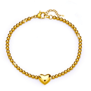 Bracciale Donna in Argento Sterling 925 - Con catena di cuori