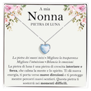 Collana Pietra di Luna in Argento Sterling 925 - A mia nonna