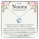 Collana Pietra di Luna in Argento Sterling 925 - A mia nuora