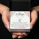 Collana Pietra di Luna in Argento Sterling 925 - Alla mia collega