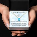 Collana con Pietra Acquamarina - Argento Sterling 925