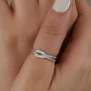 Anello Nodo da Donna in Argento Sterling 925 - A Mia Cognata