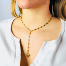 Collana in Sterling 925 - Con catena di cuori