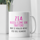 Tazza Zia Russi come un Trattore