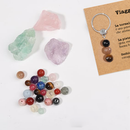 Portachiavi Con Cristalli Naturali Curativi - Viaggi sicuri