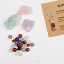 Portachiavi Con Cristalli Naturali Curativi - Rinforzante