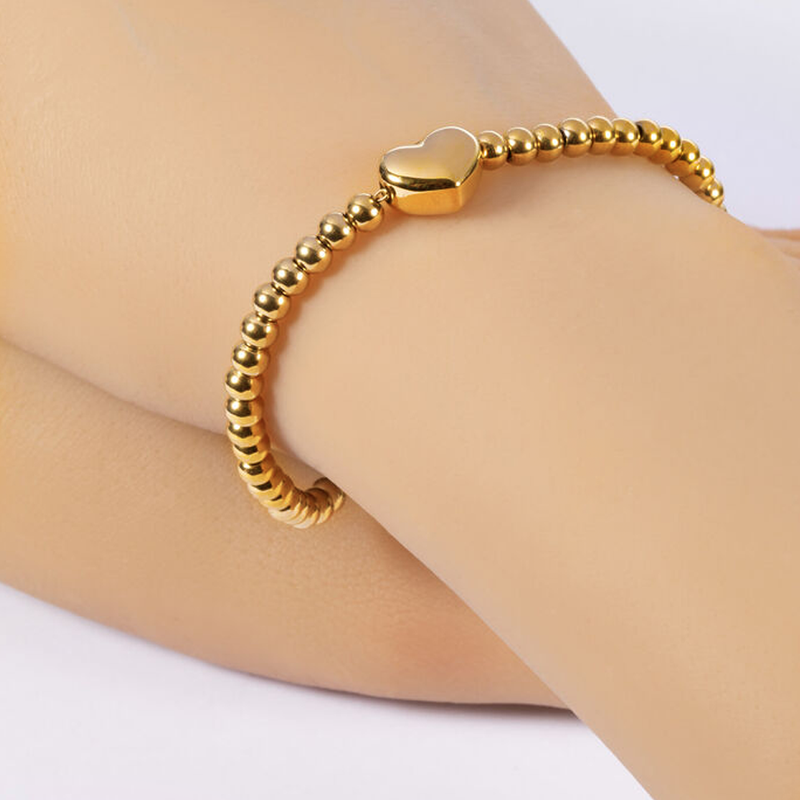 Bracciale Donna in Sterling 925 - Con catena di cuori