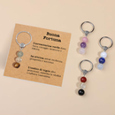 Portachiavi Con Cristalli Naturali Curativi - Buona Fortuna