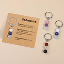 Portachiavi Con Cristalli Naturali Curativi - Calmante