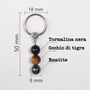 Portachiavi Con Cristalli Naturali Curativi - Protezione