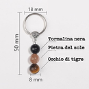 Portachiavi Con Cristalli Naturali Curativi - Viaggi sicuri