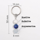 Portachiavi Con Cristalli Naturali Curativi - Calmante