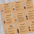 Portachiavi Con Cristalli Naturali Curativi - Viaggi sicuri