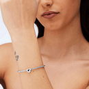 Bracciale Donna in Argento Sterling 925 - Con catena di cuori