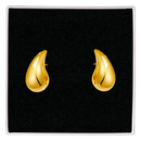 Orecchini a Goccia Donna in Acciaio chirurgico con Finitura in Oro 18k