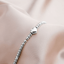 Bracciale Donna in Argento Sterling 925 - Con catena di cuori
