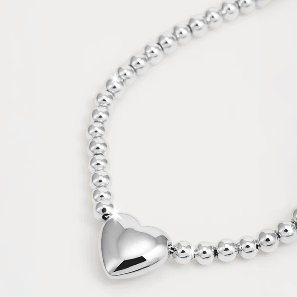 Bracciale Argento 925 Con 3 Cuori Bombati | Tuscany Silver 19 Cm
