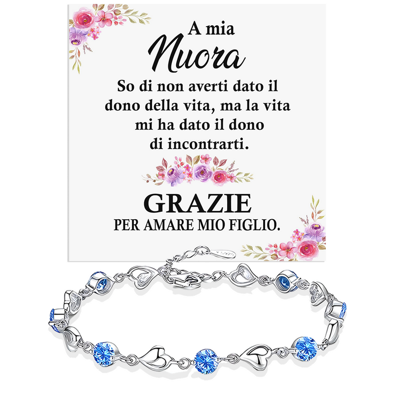 Bracciale Pietre Blu - A mia Nuora