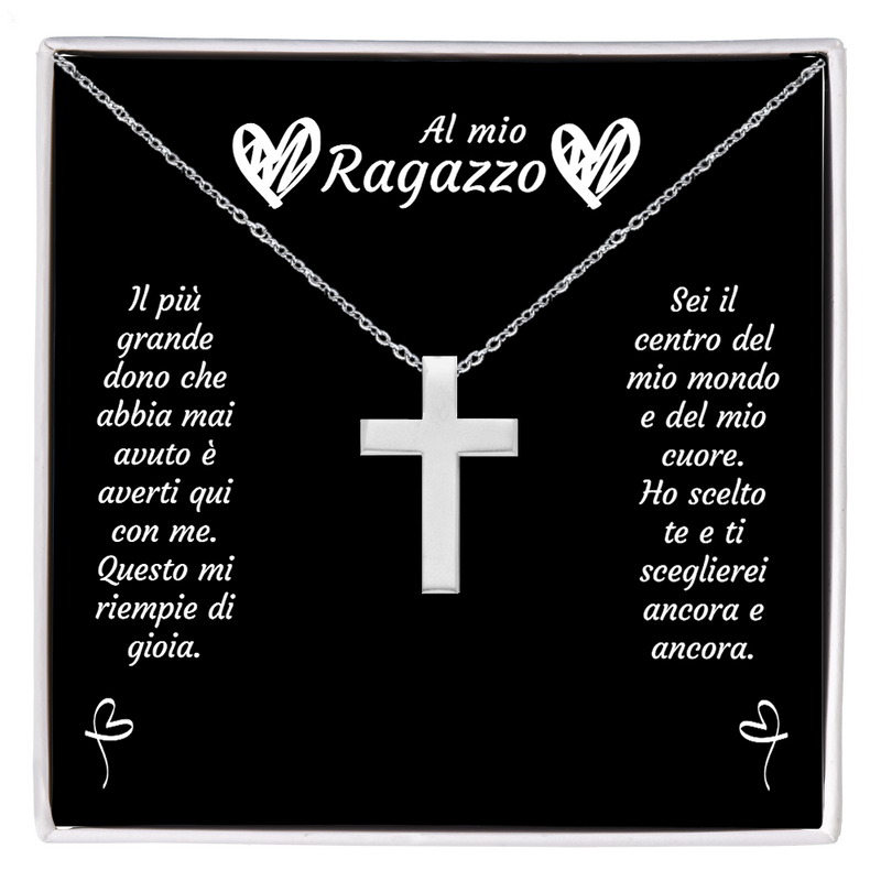 Collana Croce - Al mio Ragazzo