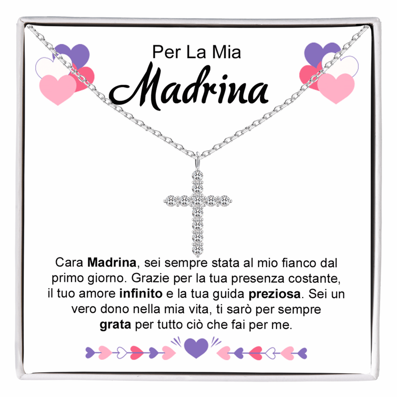 Braccialetti > collana argento croce e medaglia Braccialetti > collana argento croce e medaglia