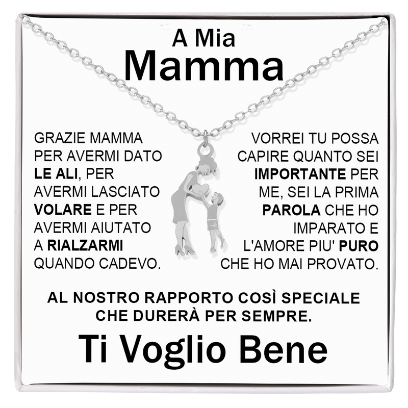 Collana Mamma e Figlio - Ti voglio bene.