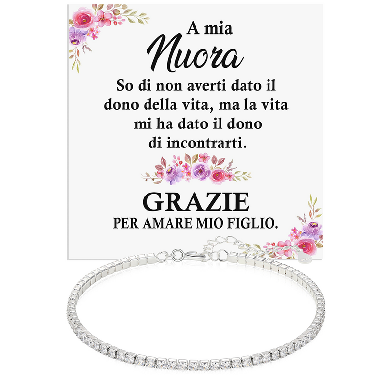 Bracciale Tennis - A mia Nuora