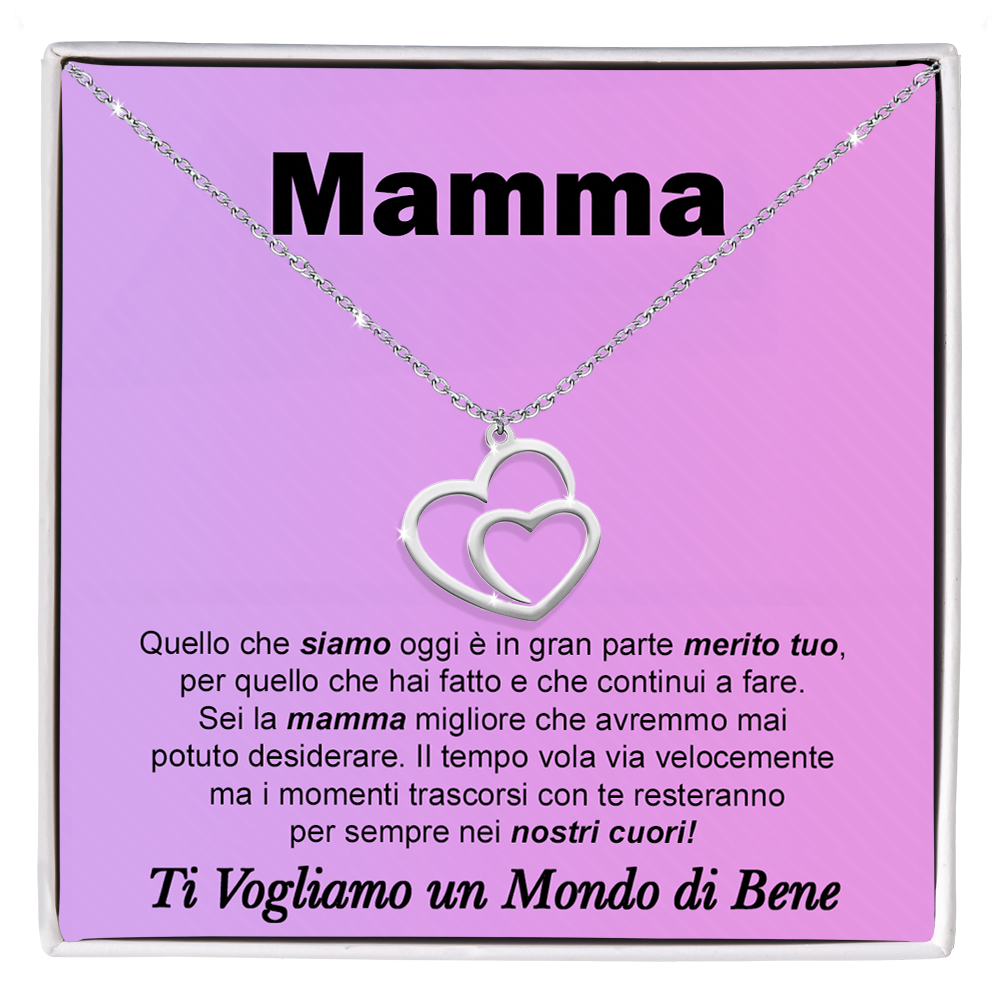 Tuscany Silver Collana regolabile con pendente sfera di cuori in Tuscany Silver Collana regolabile con pendente sfera di cuori in
