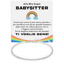 Bracciale Tennis in Argento Sterling 925 - BabySitter