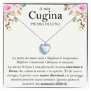 Collana Pietra di Luna in Argento Sterling 925 - A mia cugina