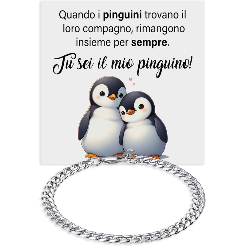 Bracciale Cubano - Pinguino