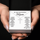 Collana Croce Argento sterling 925 - A Mio Nipote