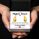 Orecchini a Goccia in Acciaio chirurgico - Alla Migliore Amica