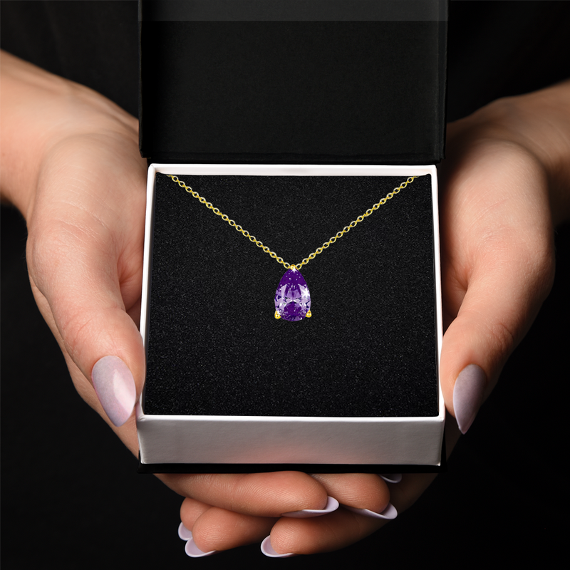 Collana Argento Sterling 925 - Pietra Ametista