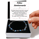Bracciale Pietre Blu - Felice Anniversario