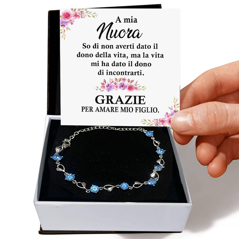 Bracciale Pietre Blu - A mia Nuora