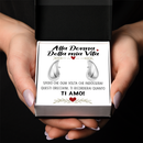 Orecchini a Goccia in Acciaio chirurgico - Alla donna della mia Vita