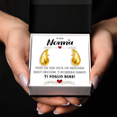 Orecchini a Goccia in Acciaio chirurgico - A mia Nonna