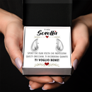 Orecchini a Goccia in Acciaio chirurgico - A mia Sorella