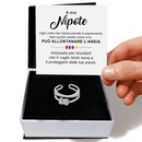 Anello da Donna in Argento Sterling 925 Per mia nipote - Ansia